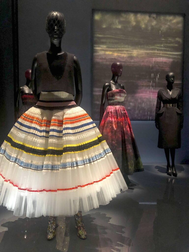 Raf Simons Dior Pleated Ribbon Dress