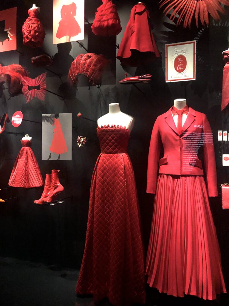Red Dior Gowns, shoes, accessories, miniatures and more 
